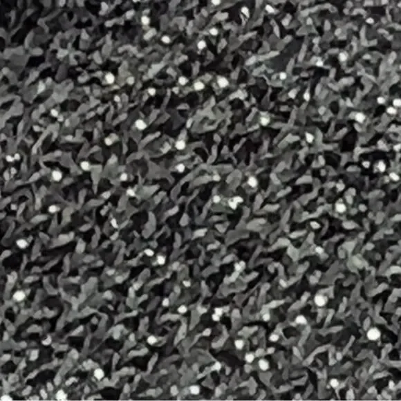 August Silk Shimmering Metallic Silver Knit Cardigan & Turtleneck Twinset SZ L - Picture 10 of 15